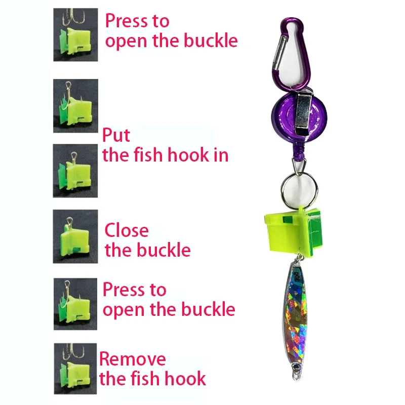 TAKEDO WF01 S #   M #   Protector de cubierta de anzuelo triple, accesorios ligeros, cubierta de anzuelo de pesca, protege la seguridad del anzuelo de pesca - imagen 4