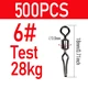 500pcs size 6
