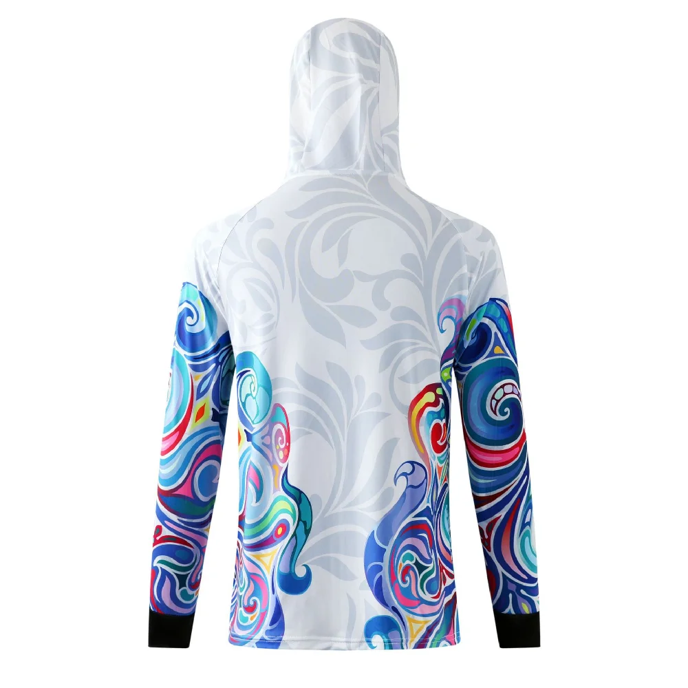 Camisa con capucha para hombre, ropa de pesca, abrigos de Wader, ropa de mar, Jersey deportivo de secado rápido, novedad de 2023 - imagen 4
