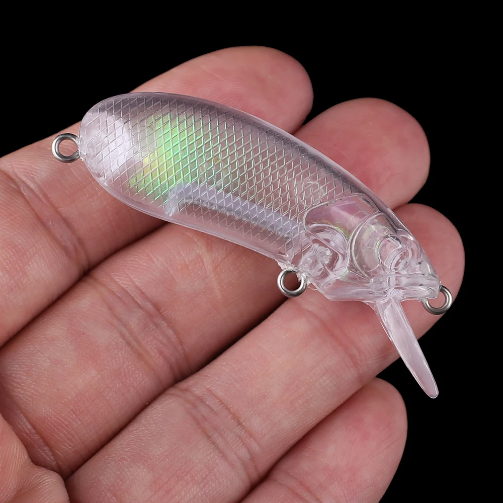 Chan'sHuang 20 piezas cebo en blanco sin pintar 8,5g/10g flotante/hundimiento láser silencioso Crankbait DIY Señuelos de pesca artificiales - imagen 5