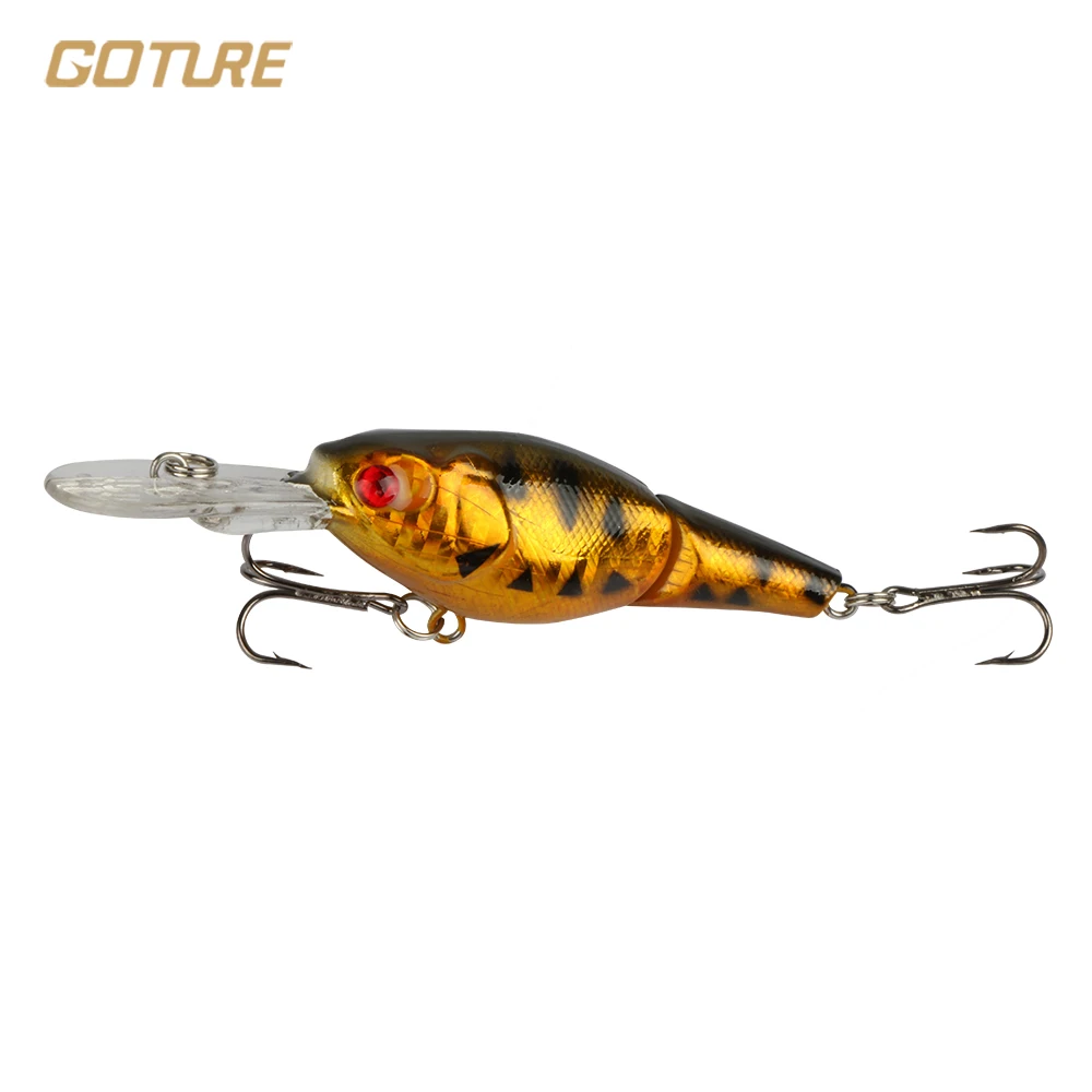 Goture-señuelo de pesca Crankbait Minnow, 9cm/10,5g, Wobblers, cebo duro Artificial flotante, aparejos de pesca de lubina - imagen 5