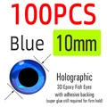 10mm Blue 100pcs
