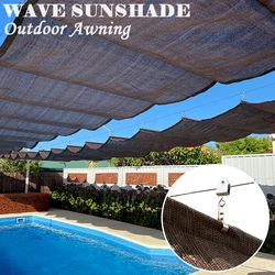 Toldo al aire libre, sombrilla telescópica, red para terraza, dosel para el sol, patio, pérgola, parasol, red retráctil para piscina, vela de sombreado