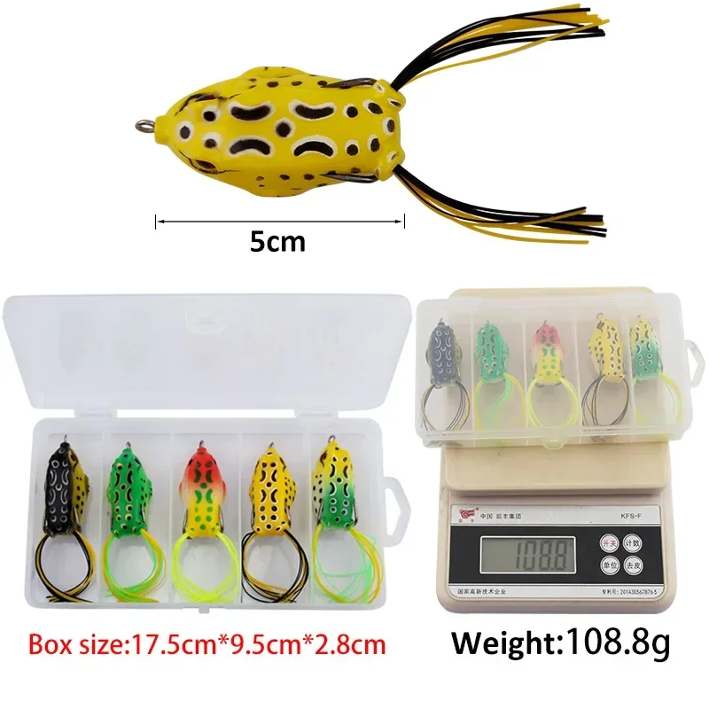 Señuelo rana Topwater Softbait articulado – Cebo natación trucha - imagen 5