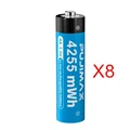 8PCS AA 4255mWh