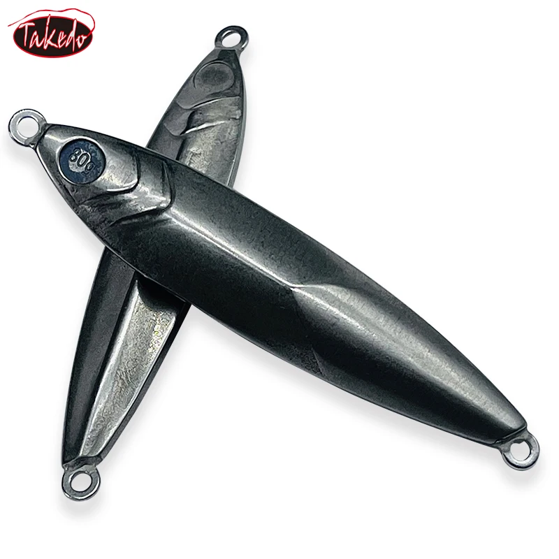 TAKEDO GX01 30G 40G 60G 80G Señuelos de pesca de tungsteno en blanco sin pintar hundimiento plantilla de tungsteno DIY Jigging señuelo espacios en blanco plantilla de Metal - imagen 5