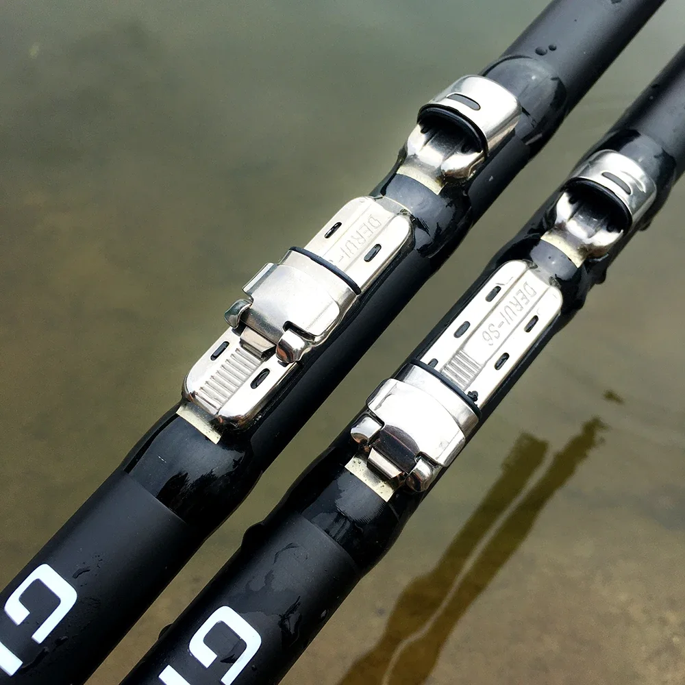 Caña de pescar telescópica portátil, accesorio para pesca en el mar, 2,7 M, 3,6 M, 4,5 M, 5,4 M, 6,3 M - imagen 3