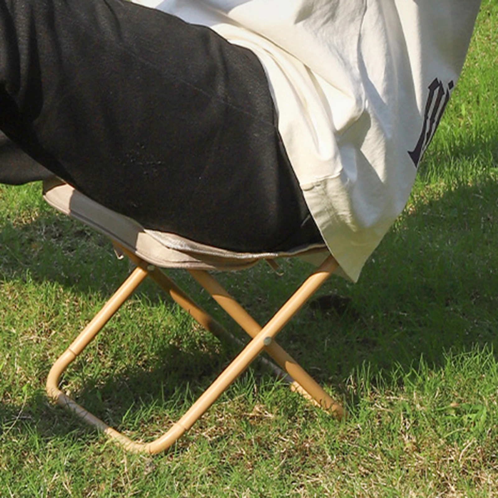 Silla plegable portátil para exteriores, taburete compacto para pesca, Camping, viajes, marco de aluminio ligero, silla de pesca antideslizante - imagen 3