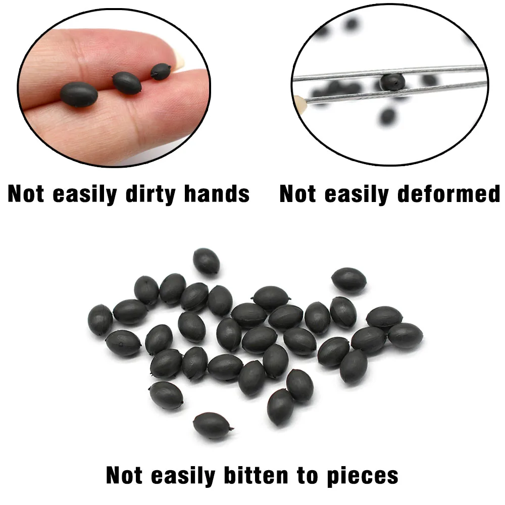 MNFT 8 cuentas ovaladas de tungsteno Rigtrip para pesca de carpa, perfectas para líderes Leadcore y sin plomo, mejoran la precisión de fundición - imagen 3