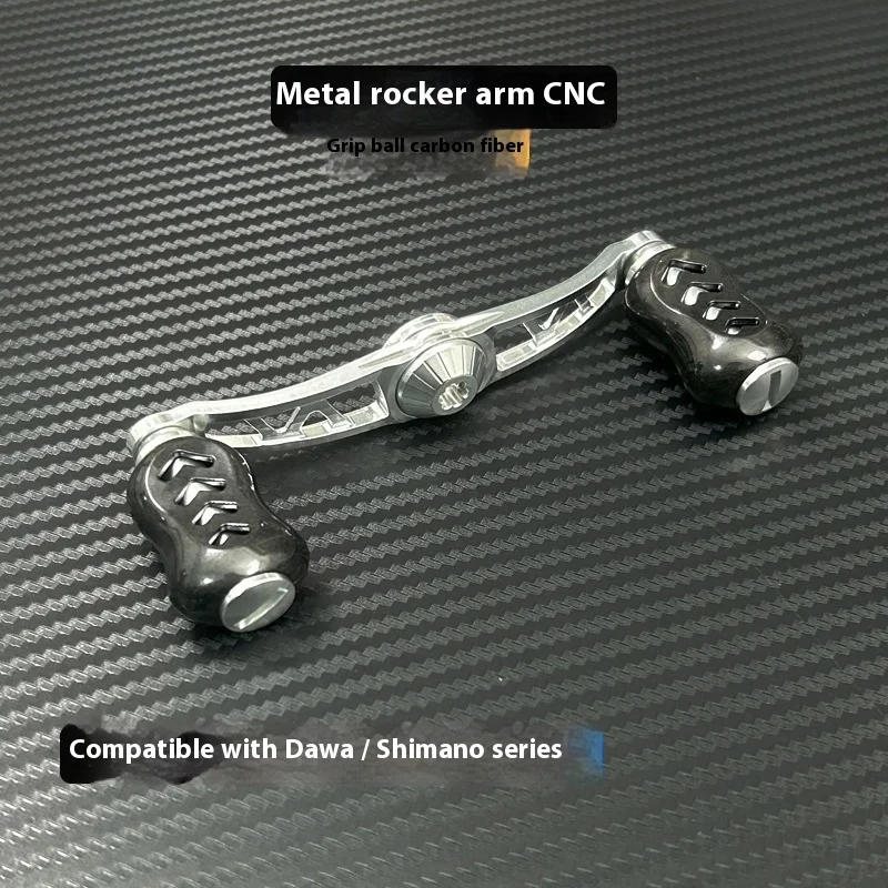 Carrete Baitcast modificado – Perilla fibra de carbono y balancín CNC - imagen 3