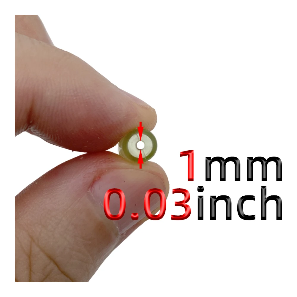 50 Uds. De pescado grande, frijoles antienredos, figura 8, cubierta protectora de anillo, accesorios de silicona antienredos, accesorios de pesca de carpa - imagen 4