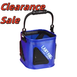 Cubo de pesca plegable triangular de EVA – Posicionamiento y almacenamiento fácil