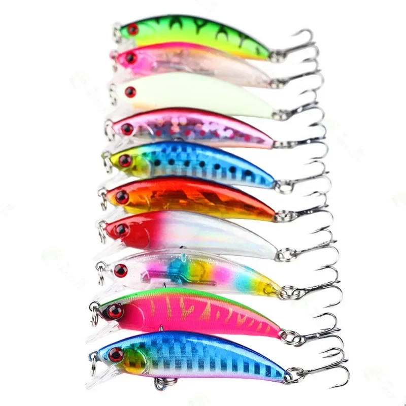 Señuelo de pesca Artificial, Crankbait Wobblers para Lucio, herramientas de pesca, 55mm, 4,8g, Bionic Isca, 1 unidad - imagen 3