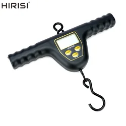 Hirisi báscula de pesca digital portátil LCD retroiluminado