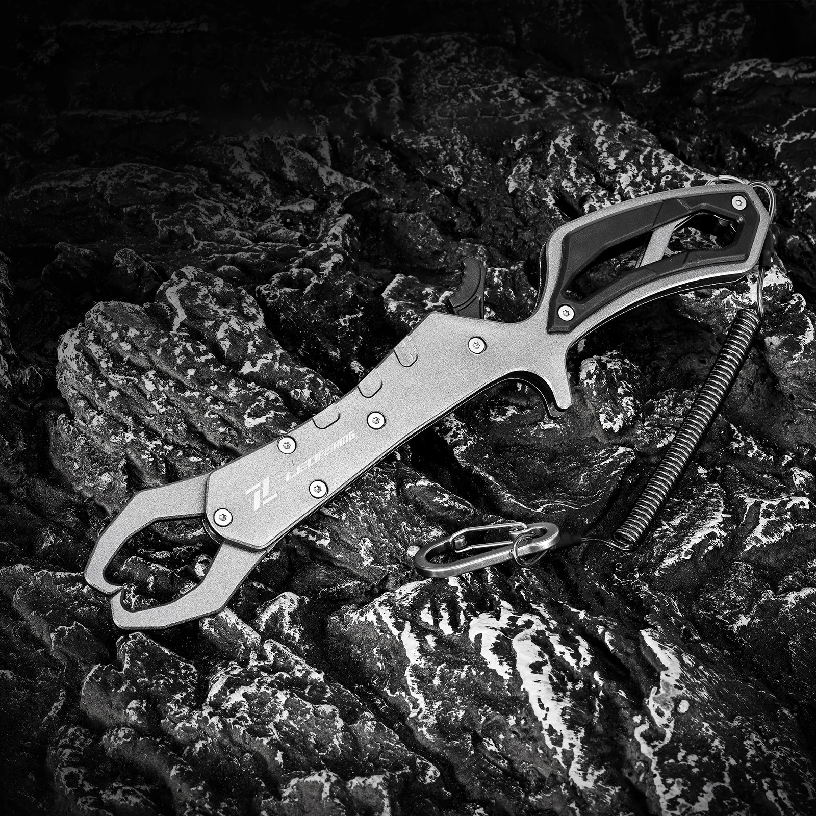‌ Pinza para pescado Aleación de aluminio ‌ Dispositivo de sujeción de peces con cuerda de retención, herramientas de pesca al aire libre - imagen 5