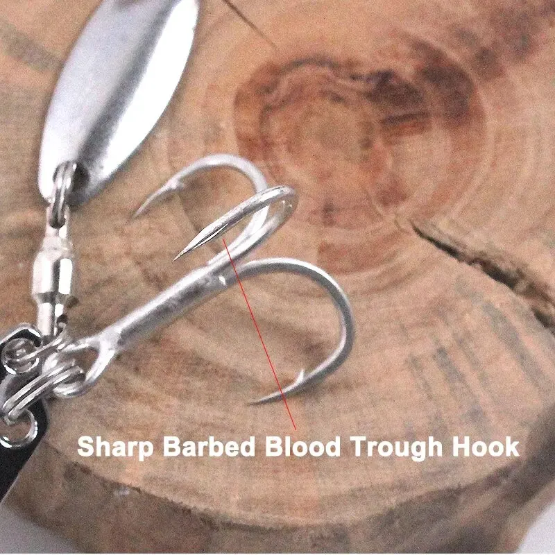 BURLE-señuelo largo de aleación de Zinc para agua dulce y salada, cebo VIB de Metal, 5g-30g - imagen 2