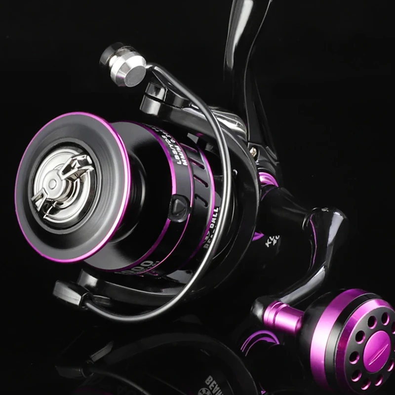 ALASICKA 5 + 1BB KD/KDPROMetal carrete giratorio de gran capacidad de fundición larga uso en agua dulce y salada tabla Original carrete Roadrunner - imagen 4