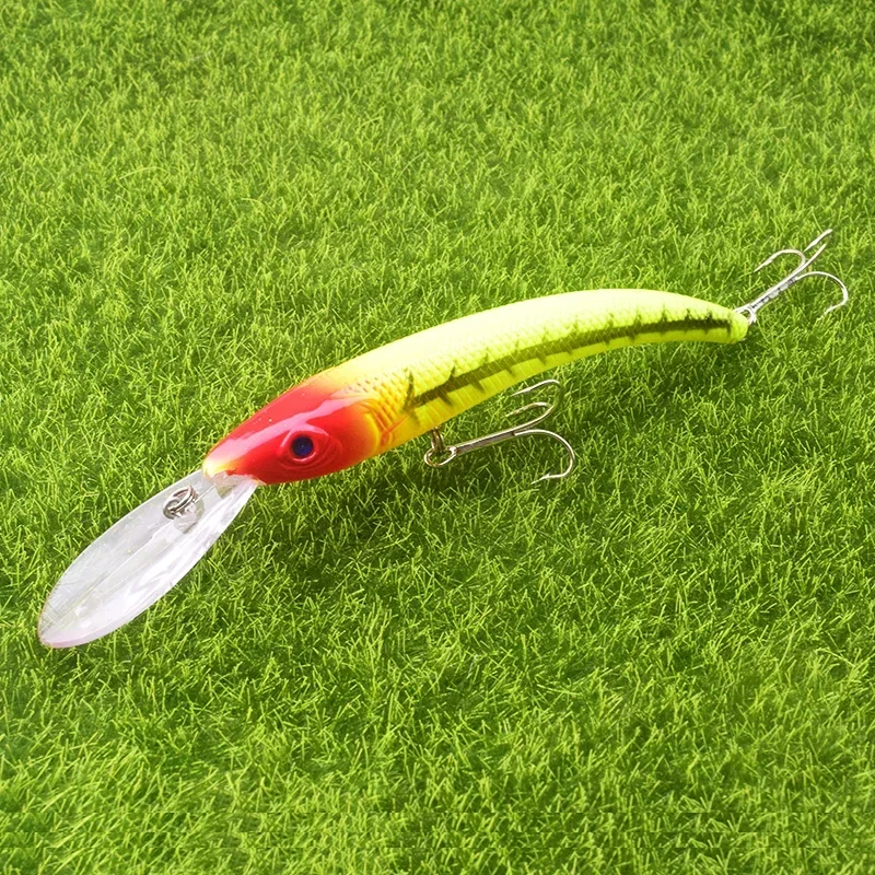 Señuelos de pesca flotantes, 1 unidad, 15,5 cm, 16g, cebo duro Artificial Wobblers con anzuelos para aparejos de pesca de lubina y Lucio - imagen 3