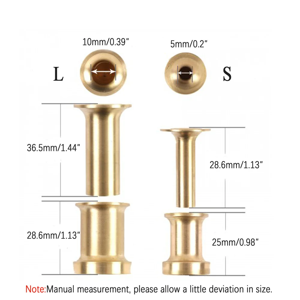 Wifreo-apilador de pelo de latón desmontable, pluma de pelo de fibra sintética, Material para atado de moscas, herramienta para hacer moscas, 1 ud. - imagen 4