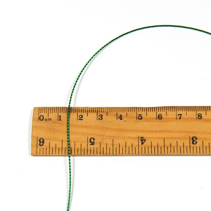 Wifreo-canalé brillante para atar moscas, línea trenzada de Ninfa, Color oliva, negro, perla, rojo, dorado, plateado y marrón, 2 yardas - imagen 2