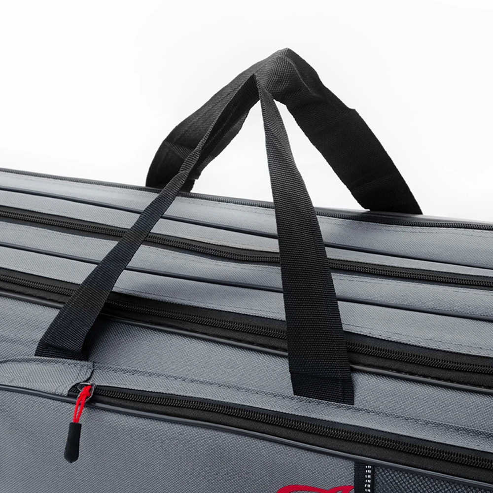 Bolsa de pesca plegable, bolsa de tela Oxford para caña de pescar, carrete, señuelo, herramientas de almacenamiento de aparejos de pesca en el mar, 70/80/90/120/130cm - imagen 5