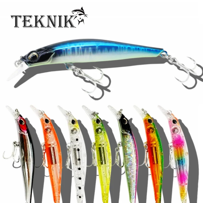Jerkbaits hundidos, pececillo rodante, cebo de pescado duro Artificial, artista Jackson, Wobbler FR80, Leurre para Lucio, Barracuda, Señuelos de Pesca