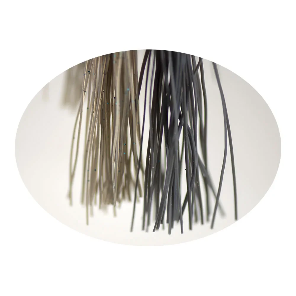 Coutbass, 20 mechones de faldas de goma finas de silicona, accesorios de pesca de corte fino para Jigheads Spinnerbait Buzzbais, señuelo de pesca - imagen 4