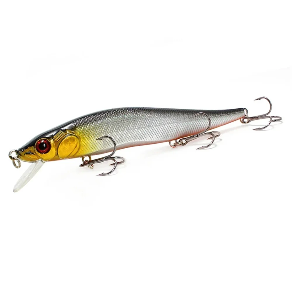 Señuelos de Pesca de 14cm y 23g, cebo duro Artificial, Crankbait, Wobbler, anzuelo triple de Lucio, 1 unidad - imagen 4