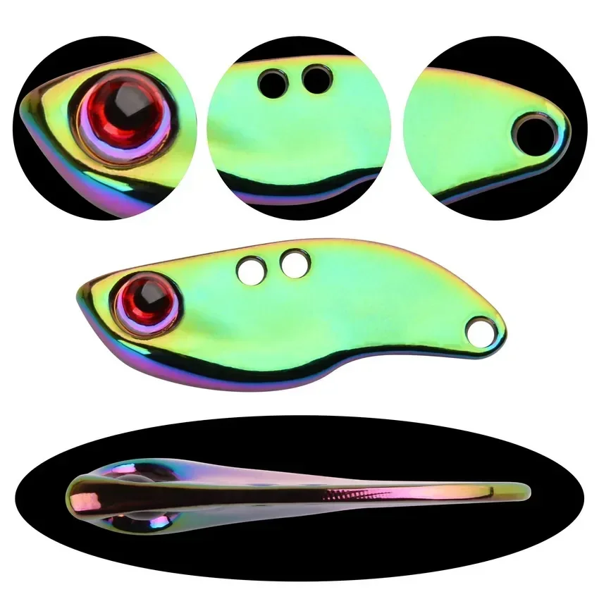 Kit de Señuelos de Pesca, 30 Uds., juegos de señuelo de Jigging de curricán, cuchara de Metal para lubina, accesorios de aparejos de manivela con anzuelo, Kit de Wobblers - imagen 4