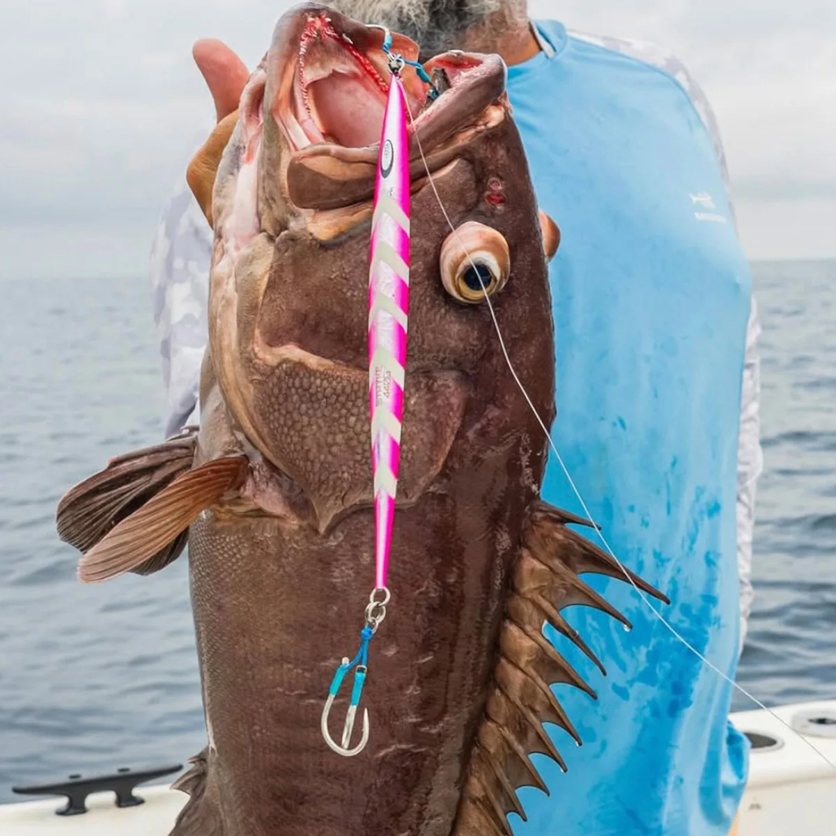 Señuelo de pesca Jigging de Metal de paso lento, 120g150g200g250g300g, plantillas de caída de fundición larga, agua salada, Mahi, malta, atún, aguas profundas - imagen 2