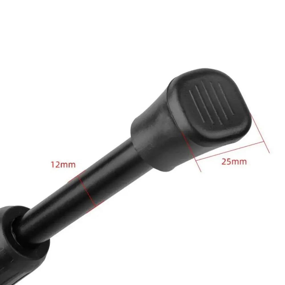 Soporte lateral para bicicleta de 12/14/16/18/20 pulgadas, diseño sin perforaciones, soporte de estacionamiento para bicicleta, duradero, negro - imagen 5