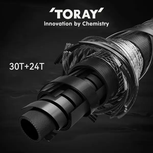 Caña de pescar YUQIAO Heritage: Toray japonés 24T + 30T fibra de carbono 3A agarre de corcho portugués asiento de carrete de cedro canadiense ligero Du - imagen 2