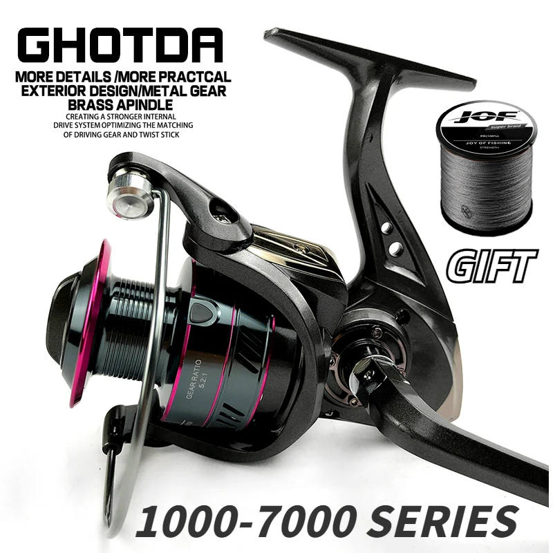 Carrete de pesca ultraligero para Jigging de agua salada, serie 1000-7000, arrastre máximo de 8kg, intercambio de mano izquierda y derecha para aparejos de pesca en barco de mar/playa