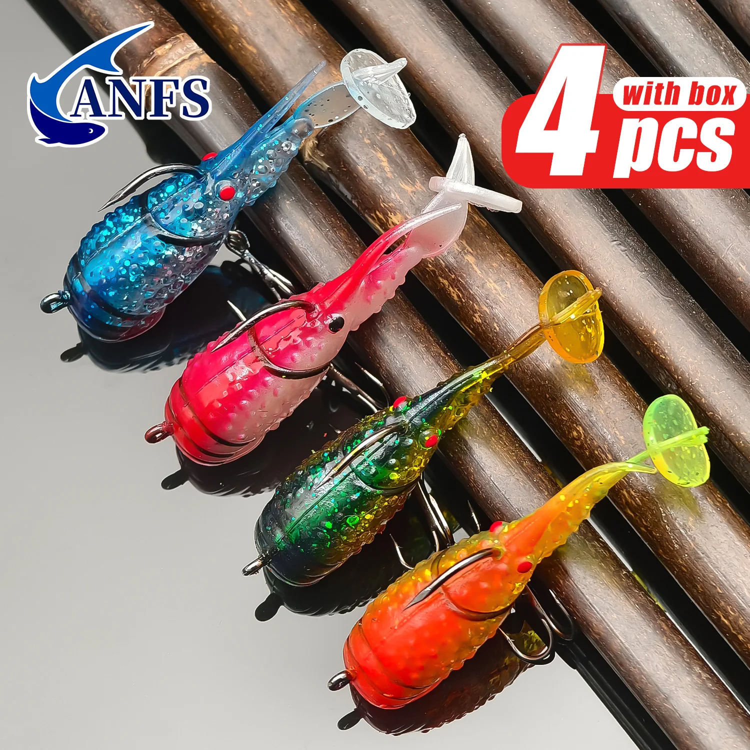 ANFS Scuddle Bug Swimbait cangrejo flexible - imagen 3