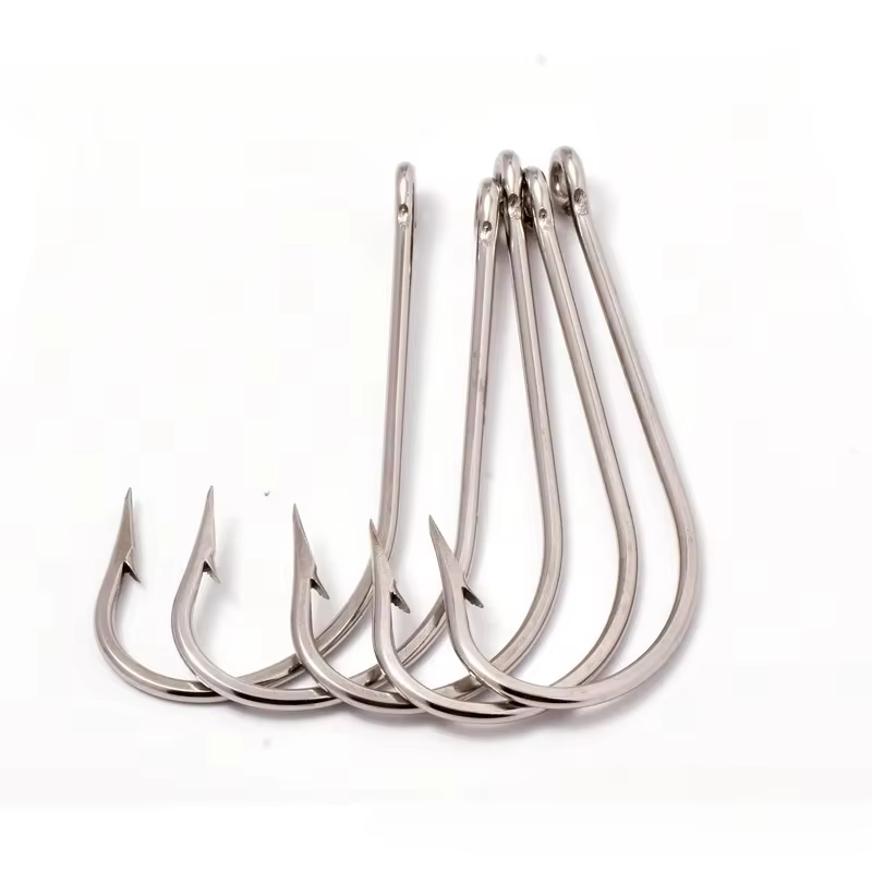 Mustad 34007 anzuelo manchado de caballito de mar, anzuelo de caña larga, anzuelo de púas de vástago recto, pesca en el mar - imagen 5