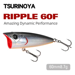 Tsurinoya 60F Popper Ripple – Señuelo de superficie para lucio