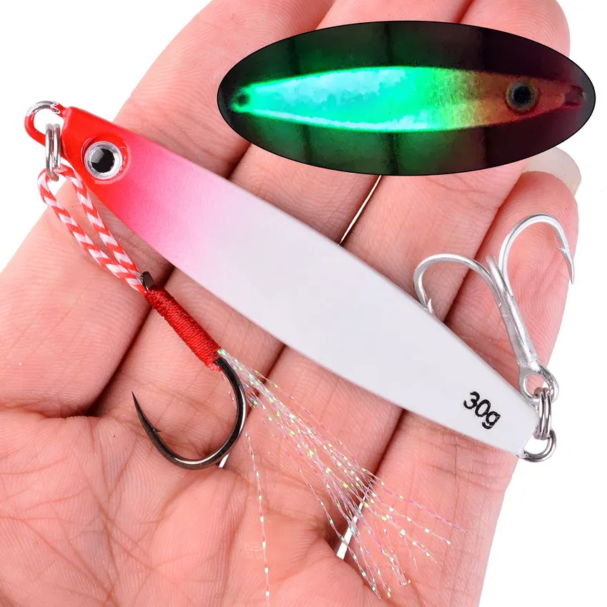 Juego de Señuelos de Pesca de Metal, cebo Artificial de 25 piezas, 14g, 20g, 30g, 40g, Jigbait - imagen 2