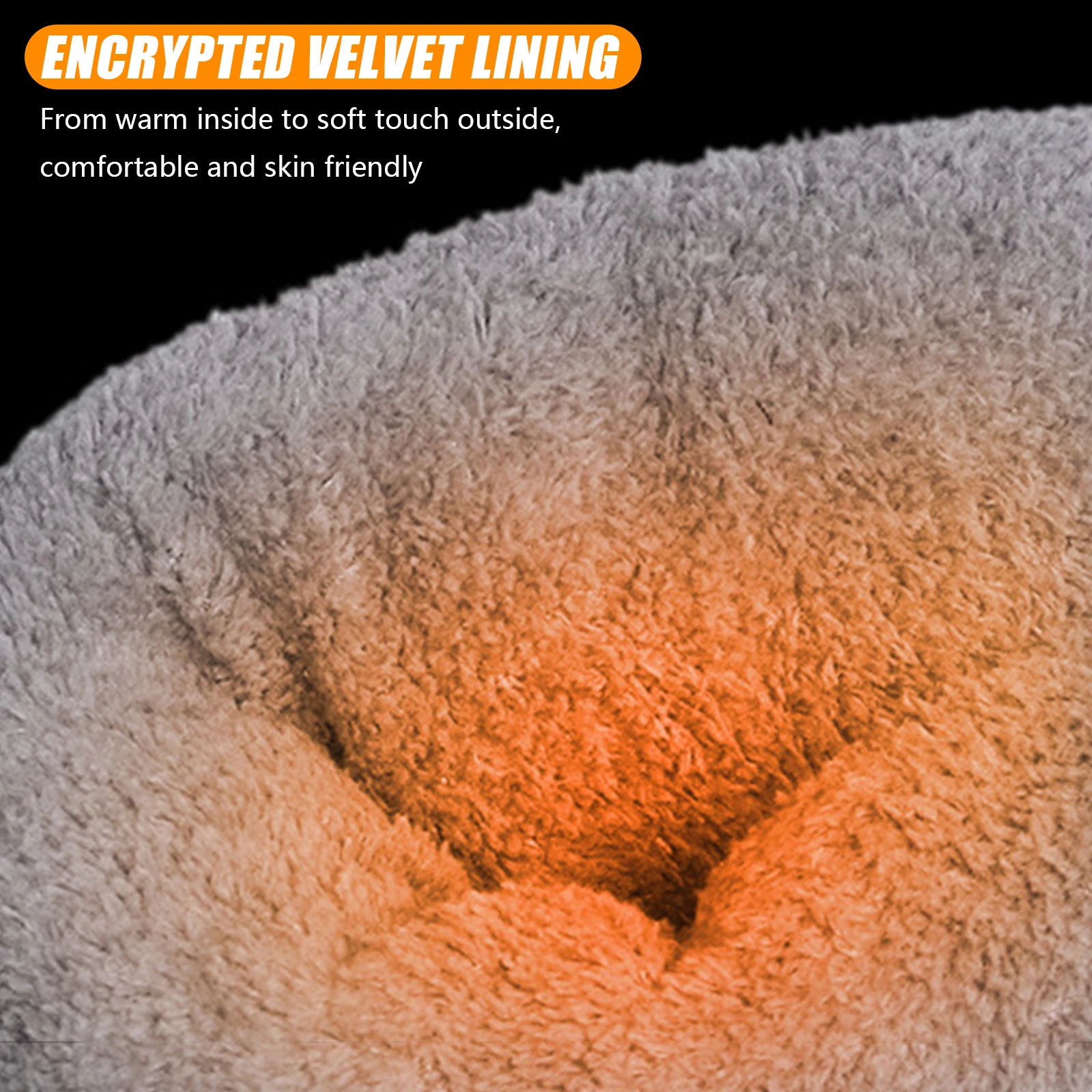 Guantes de invierno para manillar de motocicleta, manoplas cálidas para ciclismo al aire libre, bicicleta eléctrica, Scooter, guantes de felpa gruesos a prueba de viento - imagen 4