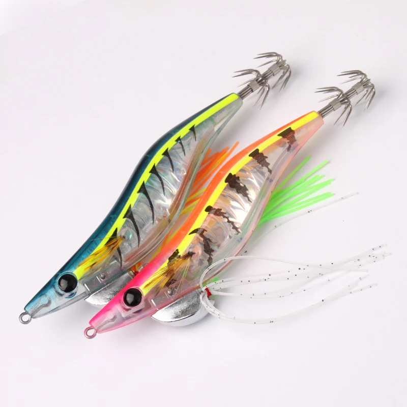 Señuelo jigging luminoso RUKE – Madera 11cm para calamar y pulpo - imagen 3