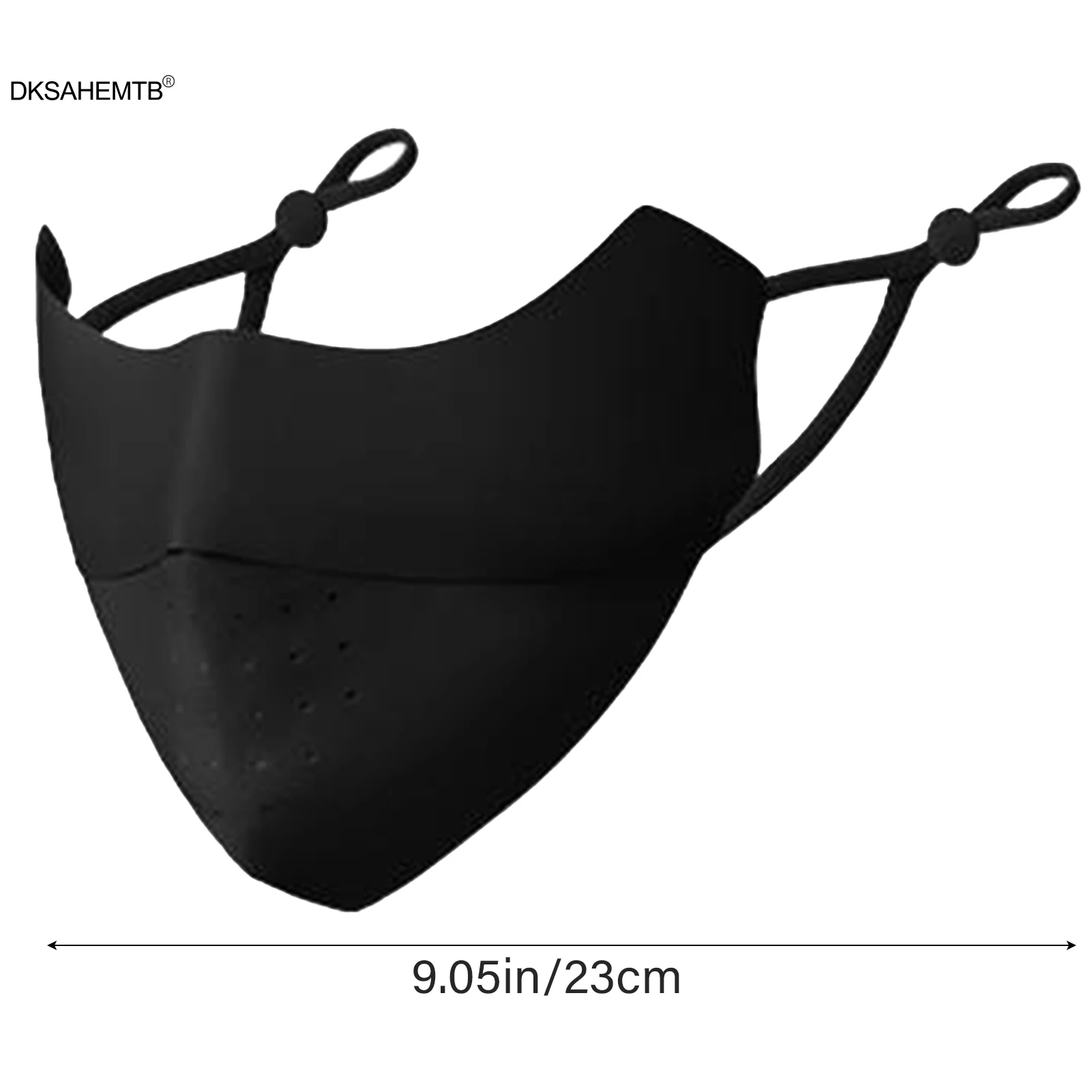 Máscara de cara de ciclista de verano, máscara de seda de hielo protectora Uv para hombres y mujeres, máscara facial portátil cómoda sin costuras para exteriores - imagen 5