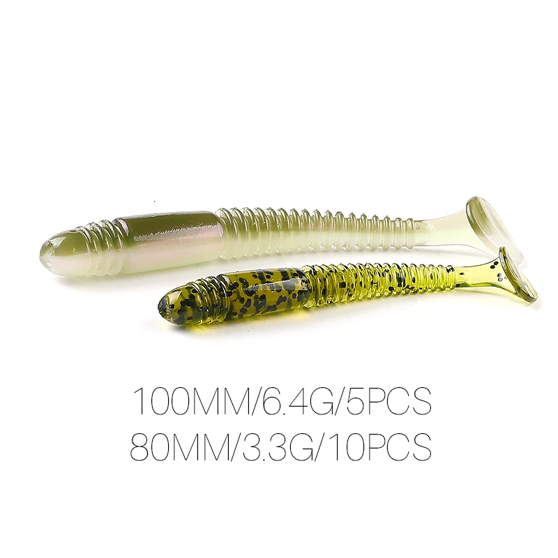 Señuelo de pesca supercontinente con anillo de impacto oscilante, cebos suaves de 8cm/10cm, Swimbait, Jigging, cebos artificiales - imagen 2