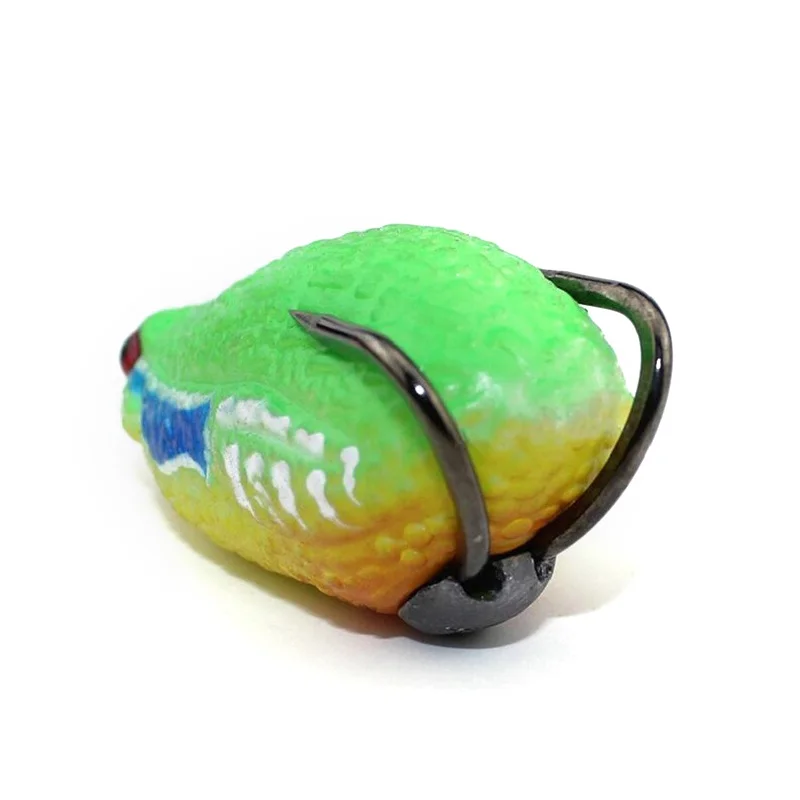 Ray frog-Rana Artificial de goma suave con anzuelo, señuelos de cebo, nueva Rana pesada para pesca de trueno, 26g, 71mm - imagen 5