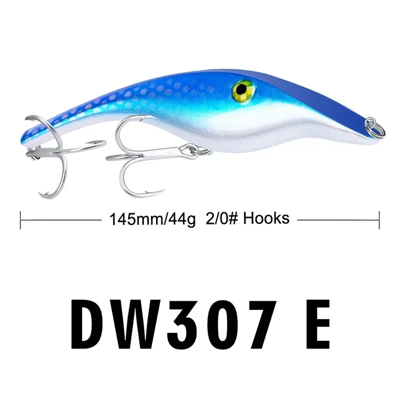 ALASICKA Zalt Pike Señuelo Wobbler 3D Ojos Flotante Jerk Troll - imagen 4