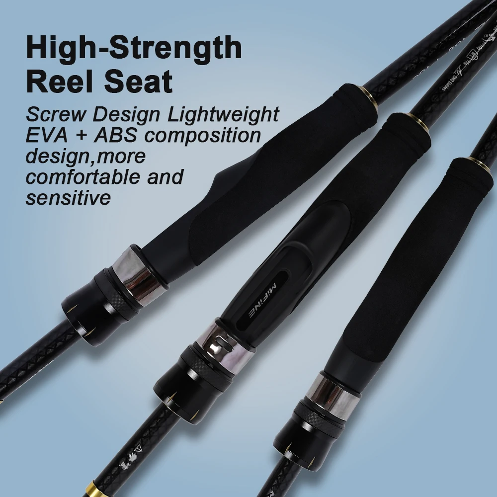 MIFINE PIONEER MINI caña de pescar telescópica 24T fibra de carbono cañas giratorias ligeras CW 1-10g 4-17g 6-28g L/M punta Tubular de pescado - imagen 4