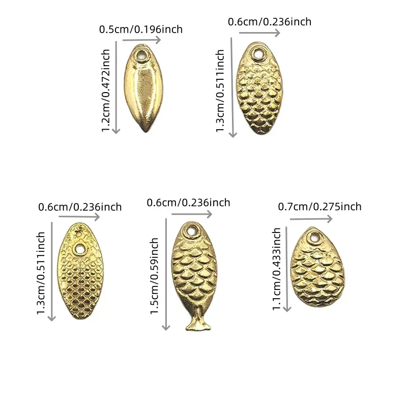 50/200 piezas de semillas de melón todo en uno que no dañará la línea, cebo de pesca Luya, boca de caballo, rayas blancas, lentejuelas - imagen 4