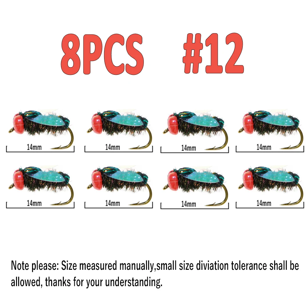8pcs size 12