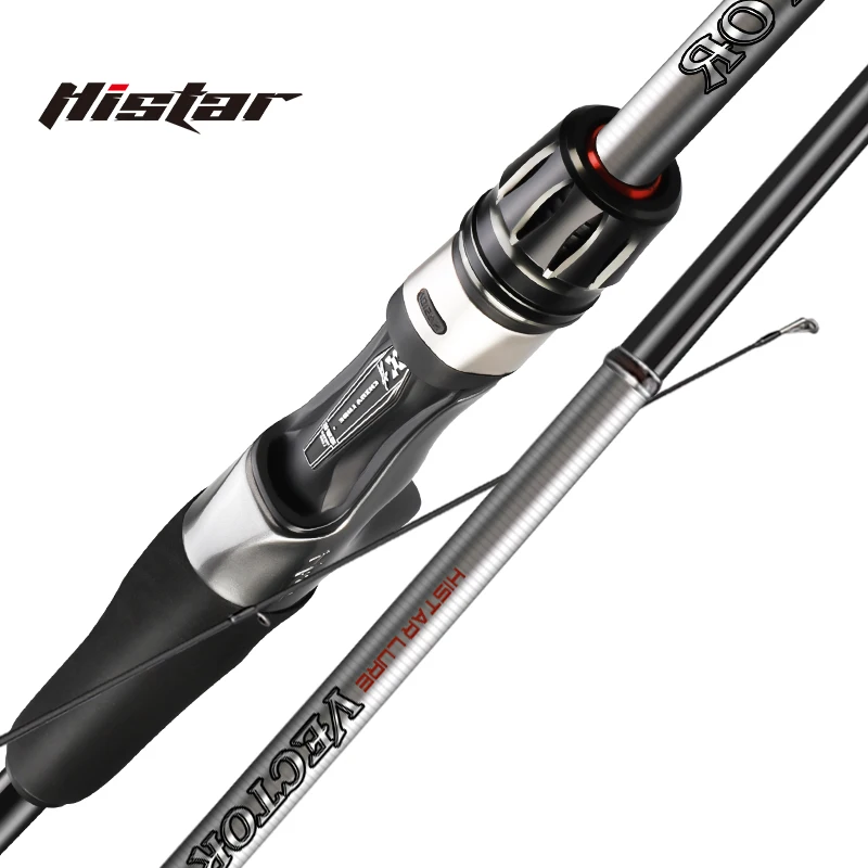 Histar Vector Carbono – Caña de Pescar Acción Rápida con Anillas Guía - imagen 3