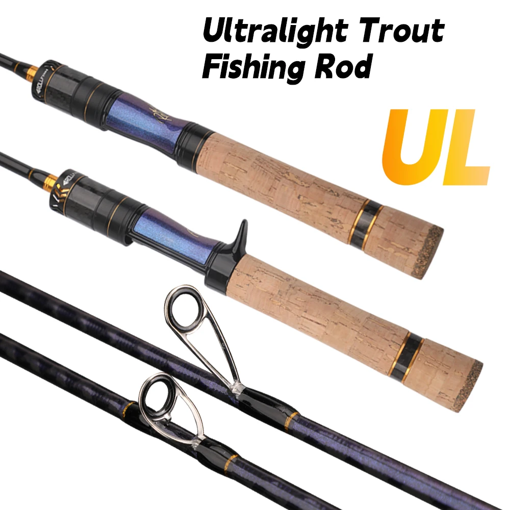 Caña ROLLFISH UL Trout Spinning – Carbono agua dulce acción rápida