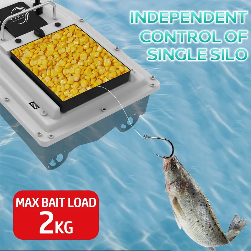 Barco cebador MBLN GPS – Radiocontrol 500m para pesca deportiva - imagen 2