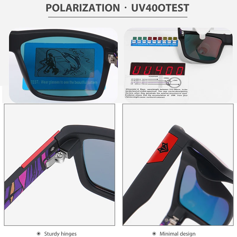 SEPFOX, gafas de pesca polarizadas para hombre, gafas de sol para deportes al aire libre para mujer, gafas de sol Unisex de moda UV400 para correr, senderismo y conducir - imagen 5